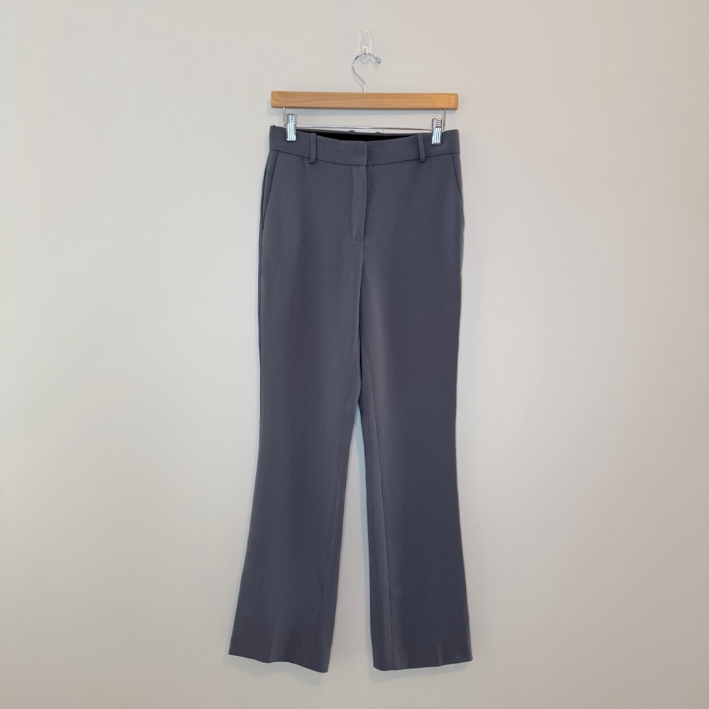 Aritzia Babaton Publish Pant Coal Grey Bootcut Trousers Size 4